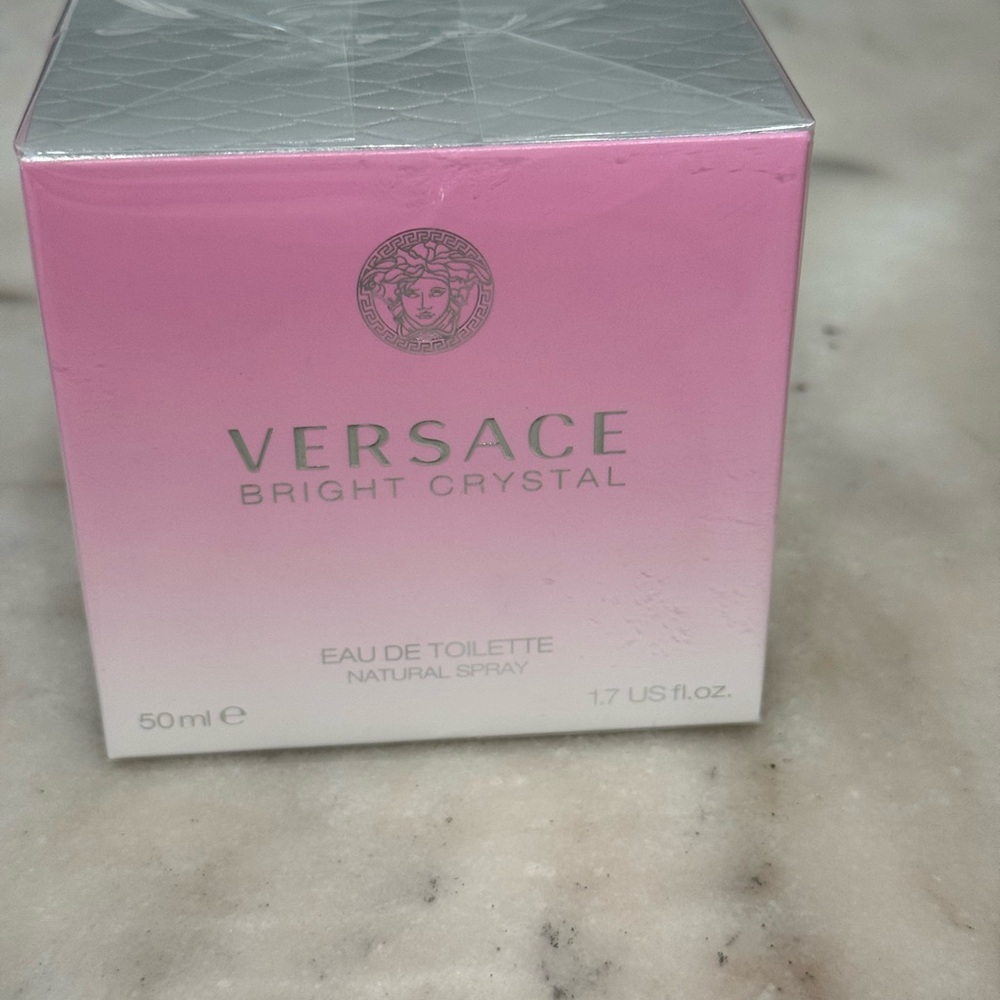 Versace Bright Crystal Pink and Silver Perfume 1.7 Oz